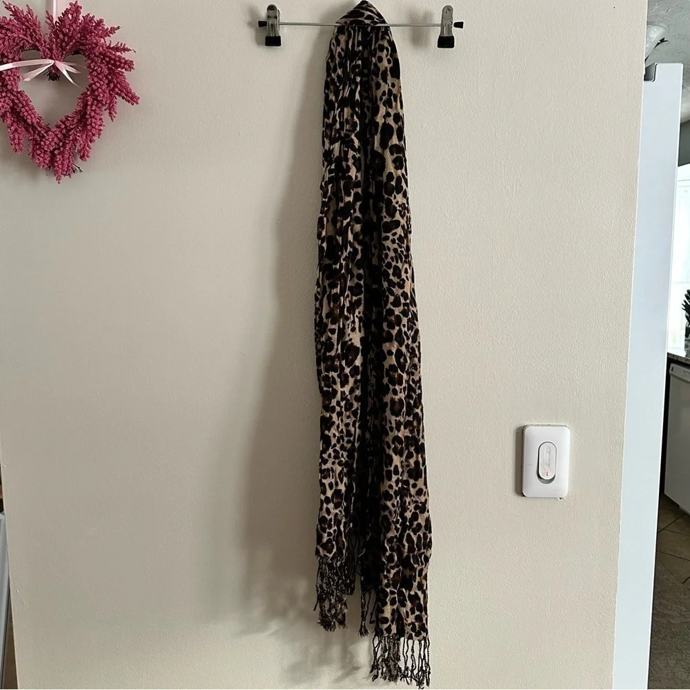 Apt 9. Cheetah Print Scarf